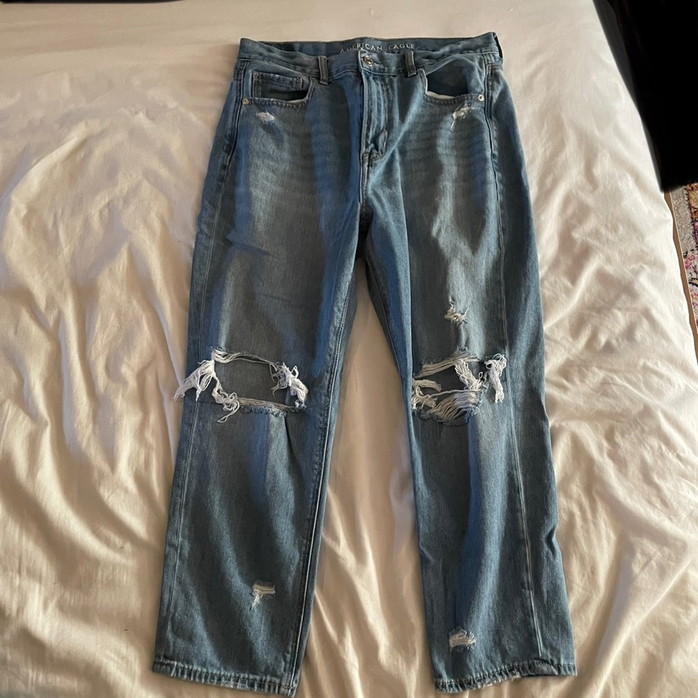 American Eagle Mom Jeans Size 10 X-Short